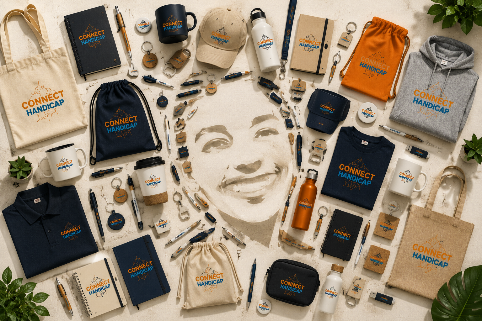 Gamme de produits personnalisés Connect Handicap