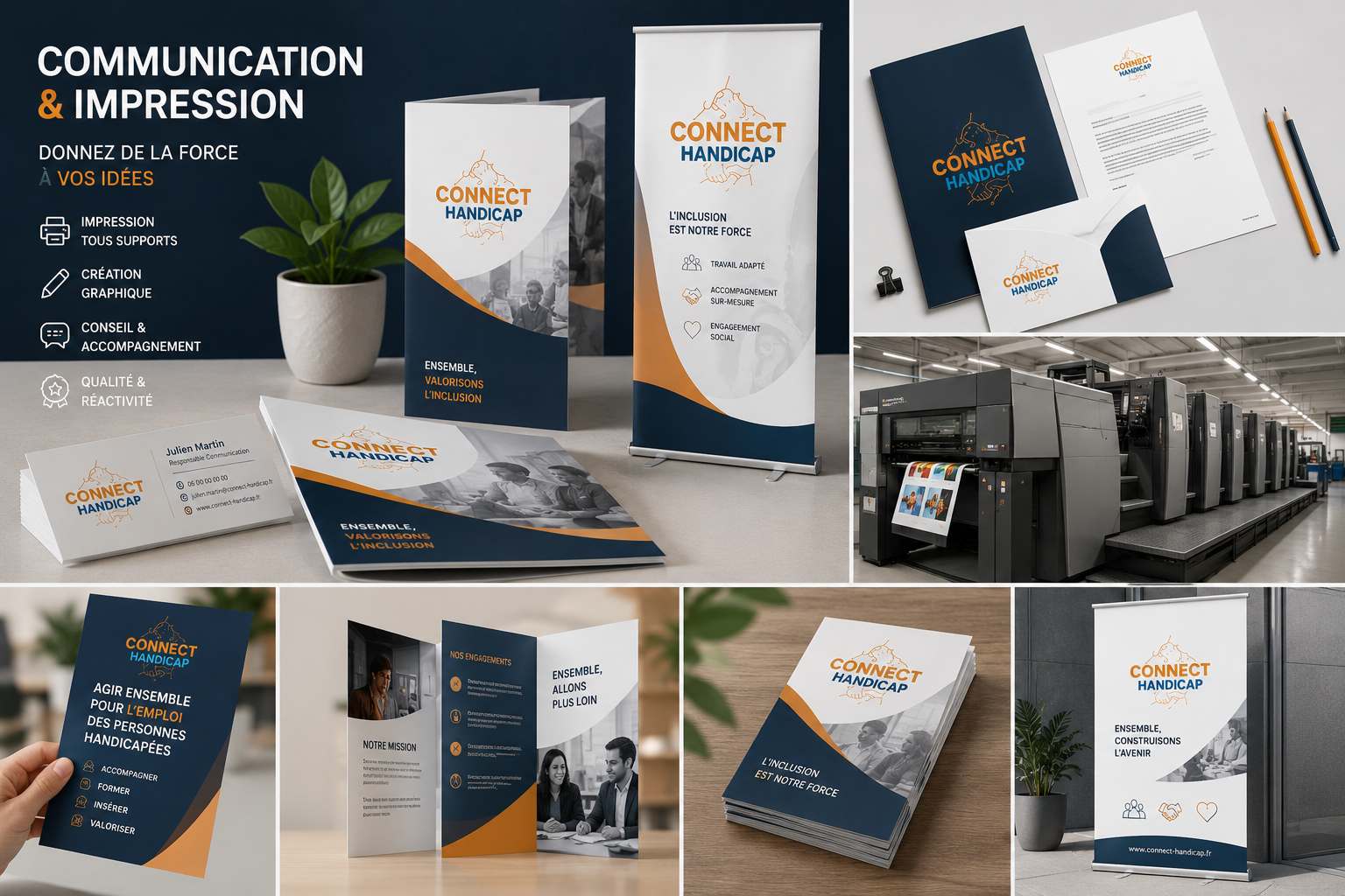 Communication et impression professionnelle Connect Handicap